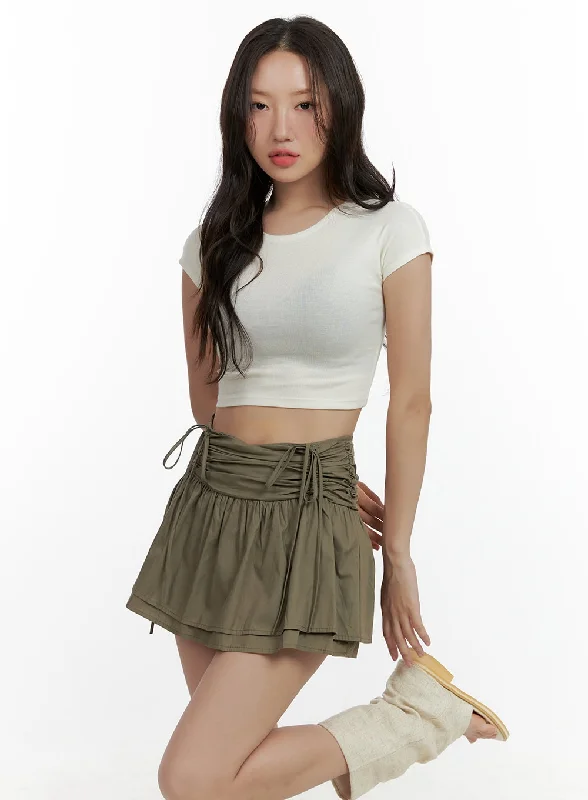 Basic Cotton Crop Top CL410