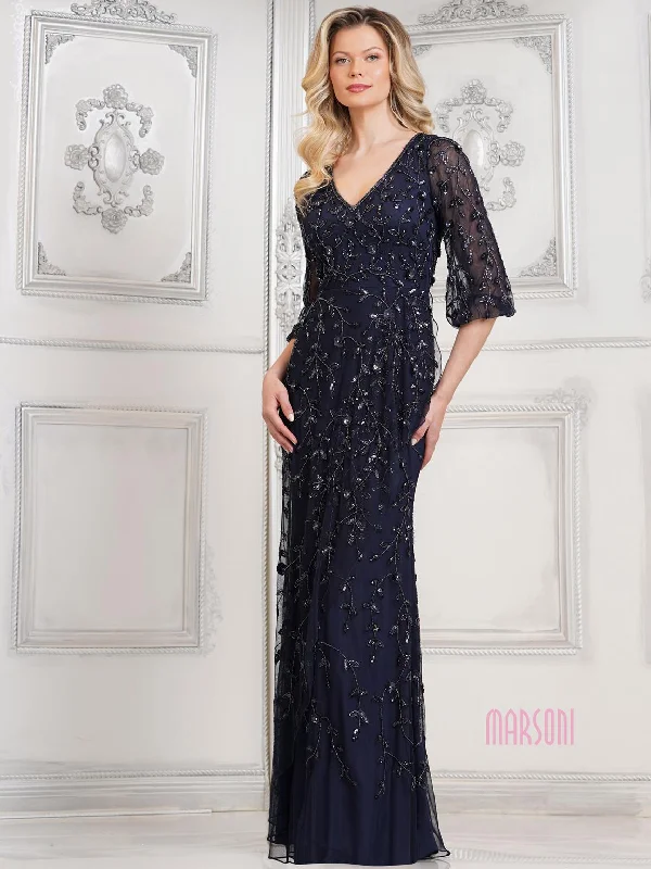 Marsoni MV1320 Long Formal Mother of the Bride Dress