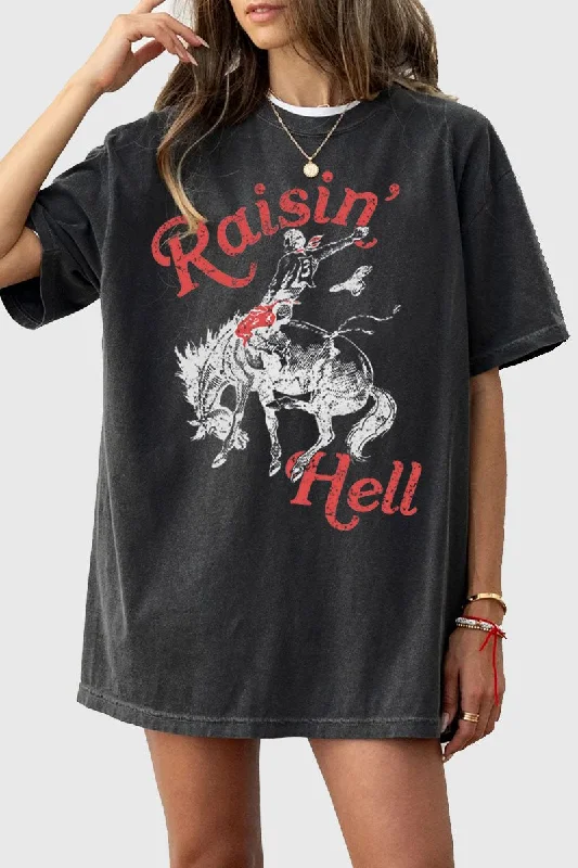 Raisin Hell Oversized Mineral Tee