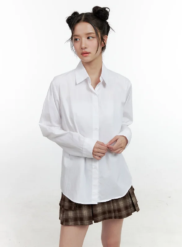 Oversized Collared Shirt ON404