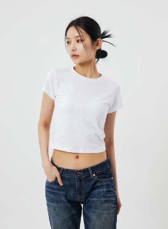 Cropped Basic Tee CF321