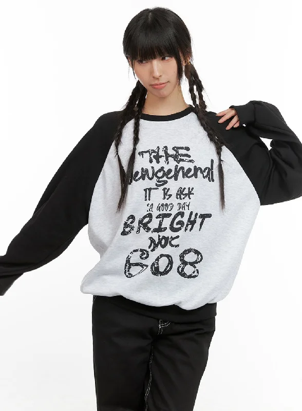 Oversized Raglan Sweatshirt CG420