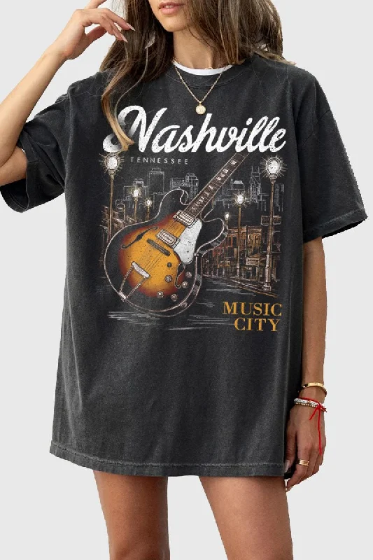 Nash Music City Oversized Tee