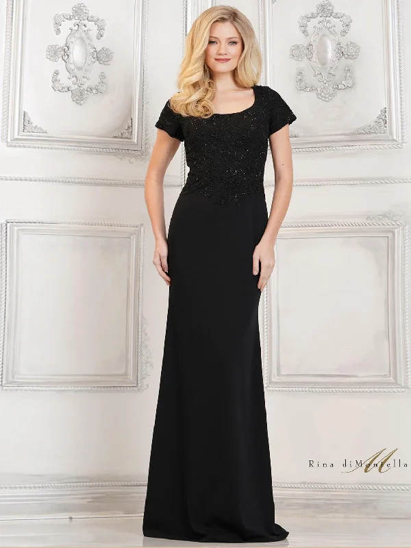 Rina di Montella RD3112 Beaded Formal Evening Long Dress