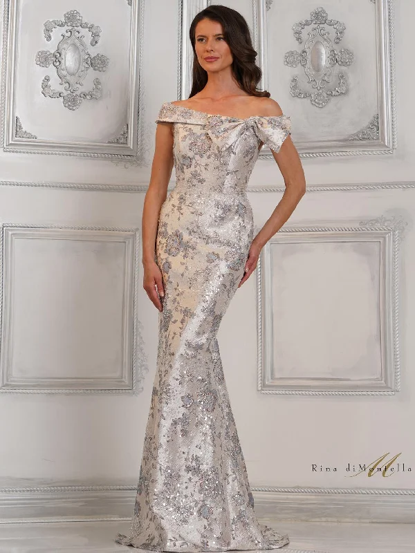 Rina di Montella RD3106 Long Fitted Formal Evening Dress