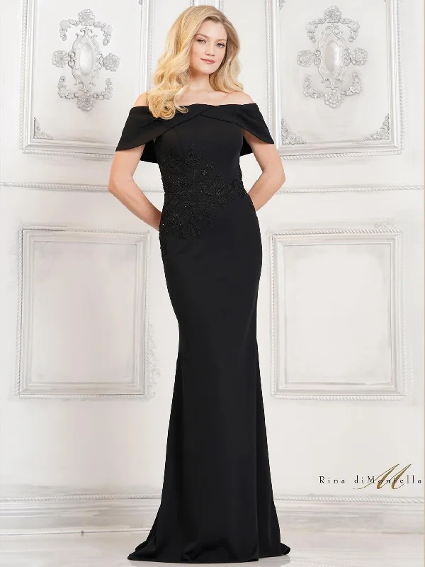 Rina di Montella RD3114 Long Formal Fitted Evening Dress