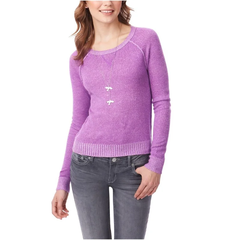 Aeropostale Womens Ls Raglan Crew Knit Sweater