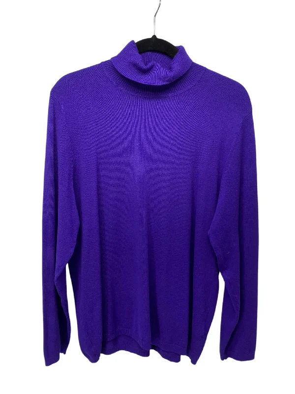 Chico's Misses Size Chico's 3 (16) Purple Sweater