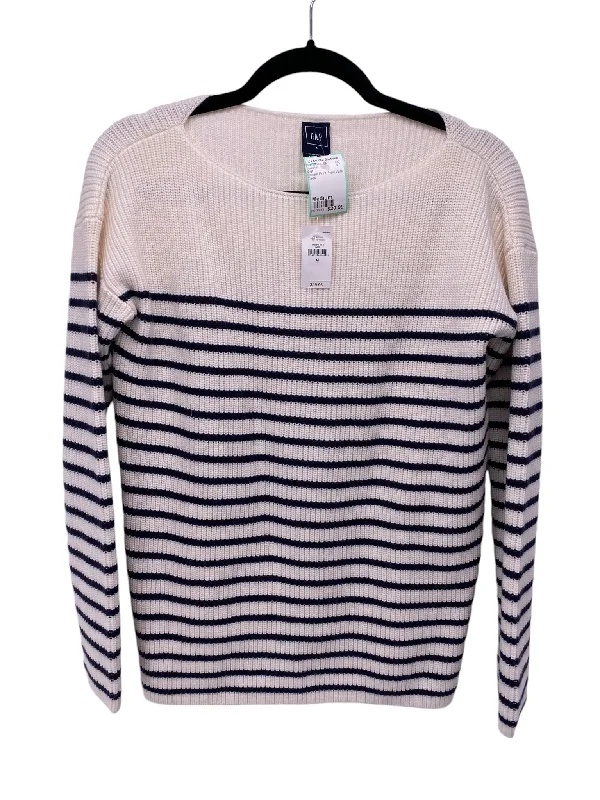 Gap Misses Size Medium Cream Print New With Tags Sweater