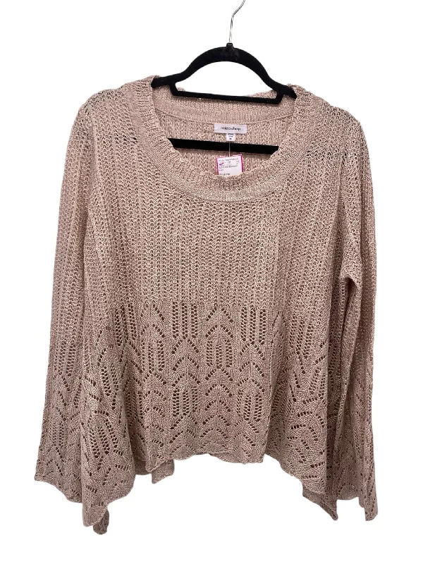 It's SO You Boutique Misses Size Medium Beige Sweater