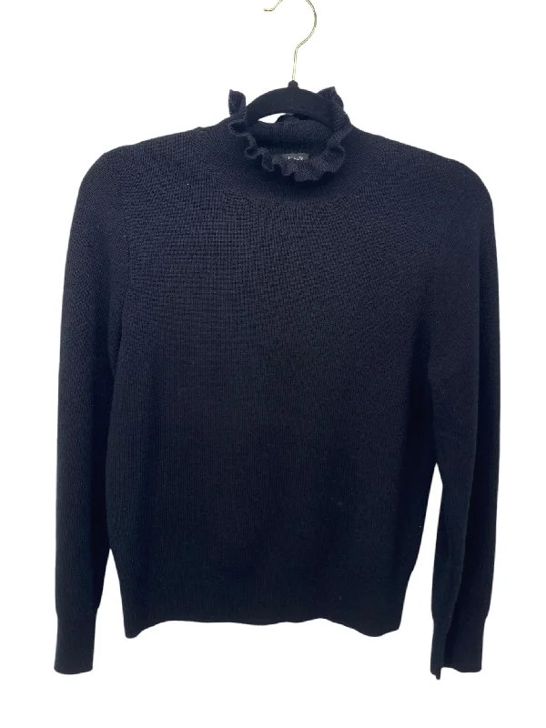 J Crew Misses Size Medium Black Sweater