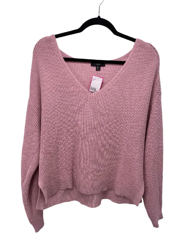 J Crew Misses Size Medium Pink Sweater