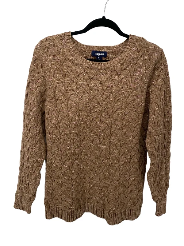 Lands' End Misses Size Large Tan Sweater