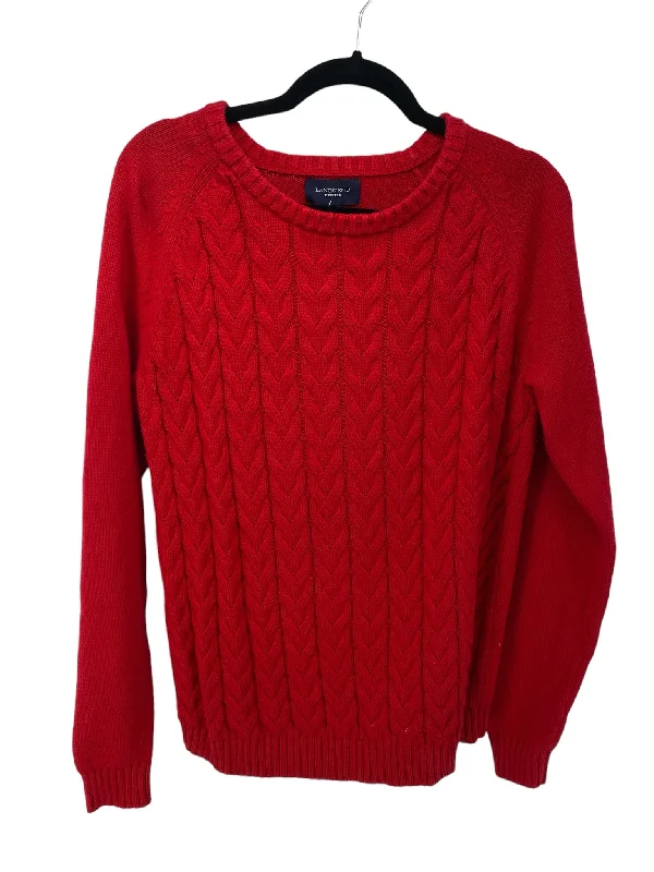 Misses Size XL Lands' End Red Sweater