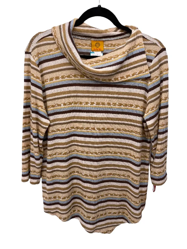 Ruby Rd Misses Size Medium Beige Multi Sweater