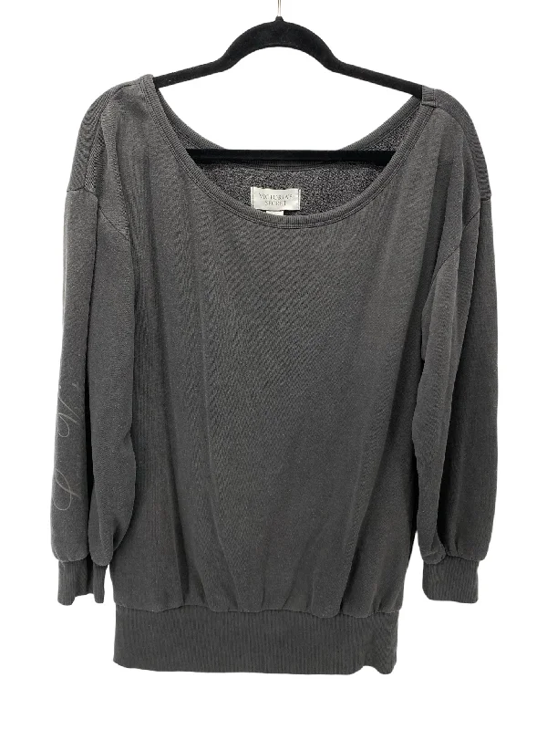 Victoria Secret Misses Size Medium Grey Sweater