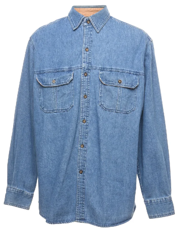 Faded Glory Denim Shirt - M