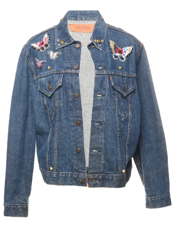 Levi's Y2K Medium Wash Denim Jacket - M