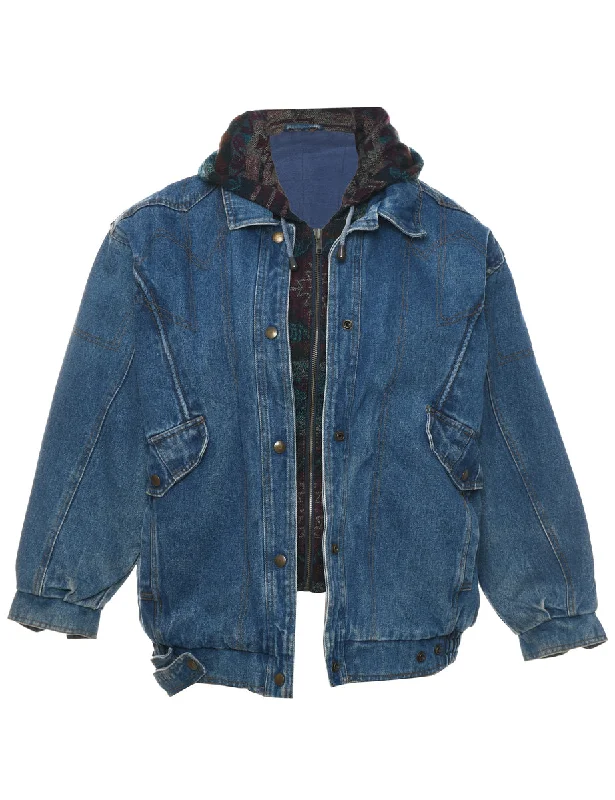 Medium Wash Denim Jacket - L