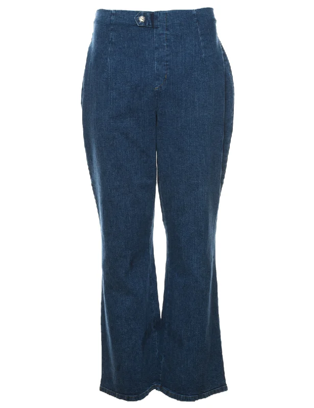 Flared Leg Denim Trousers - W30 L31