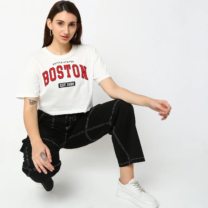 Boxy Fit Graphic T-Shirt