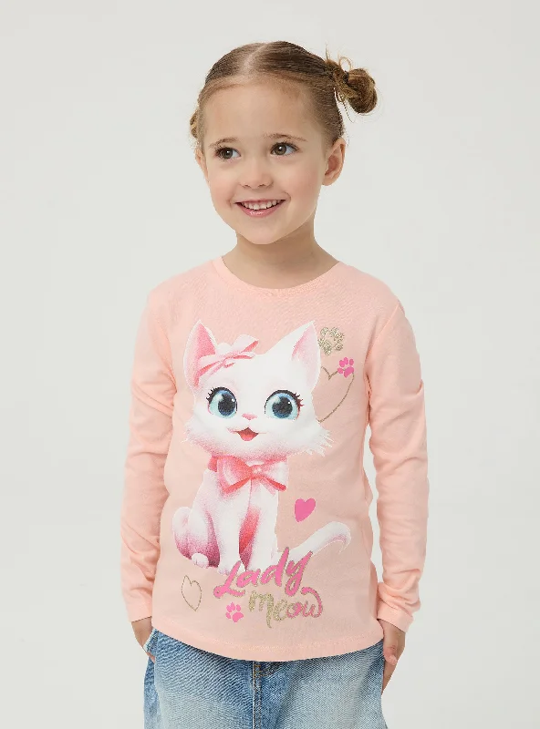 Girls's Long-sleeved T-shirt