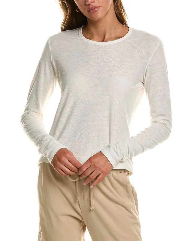 James Perse Crew Neck Long Sleeve T-Shirt