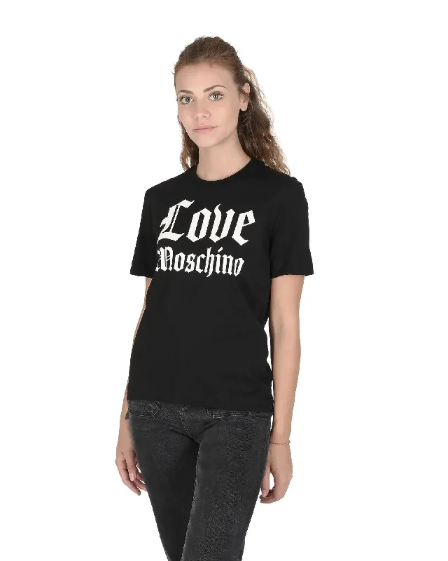 Love Moschino Cotton T-Shirt in - 38 EU