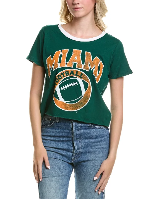 Prince Peter Miami Football Boyfriend Crop T-Shirt