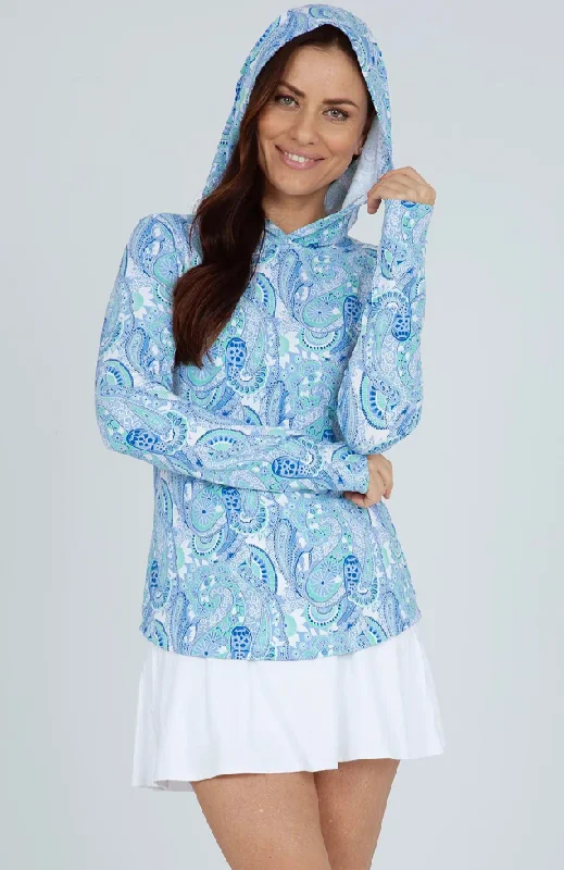 IBKUL Gloria Print Long Sleeve Hoody