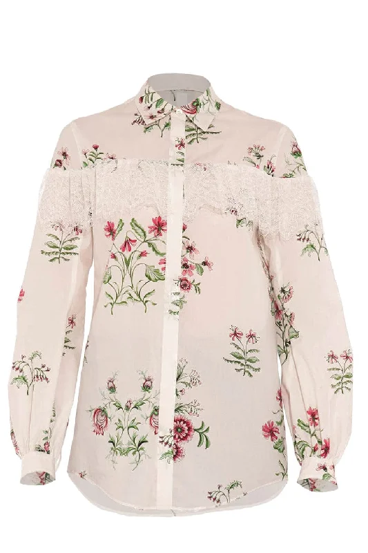 Floral Long Sleeve Printed Blouse