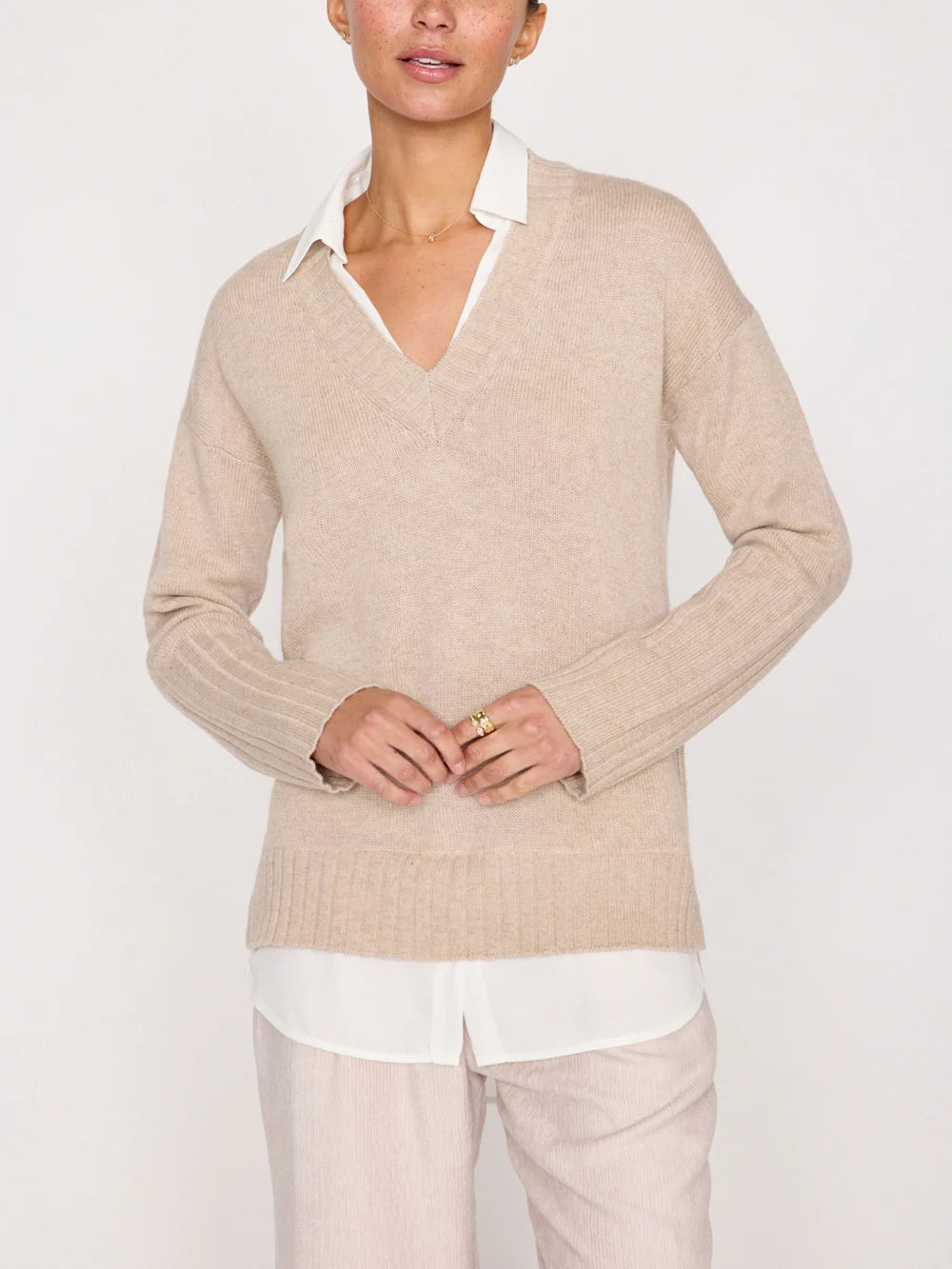 Brochu Walker The Tatum Layered V Neck Looker