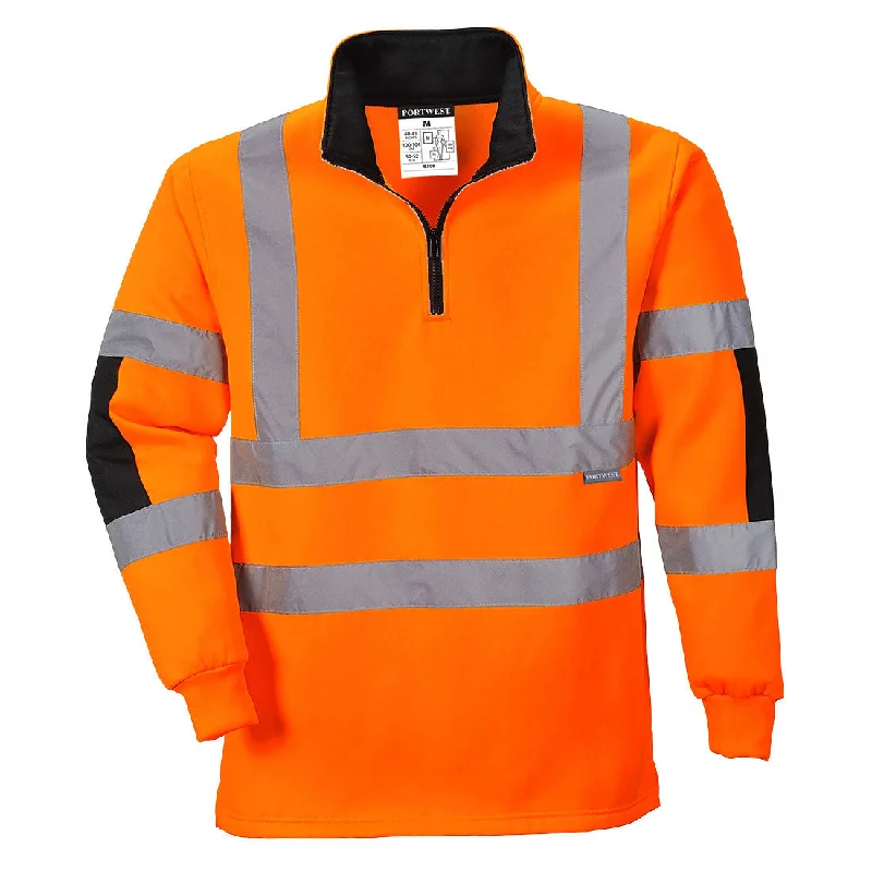 B308 Hi Vis Xenon Rugby Shirt