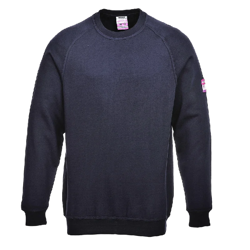 Flame Resistant Anti-Static Long Sleeve Sweatshirt FR12