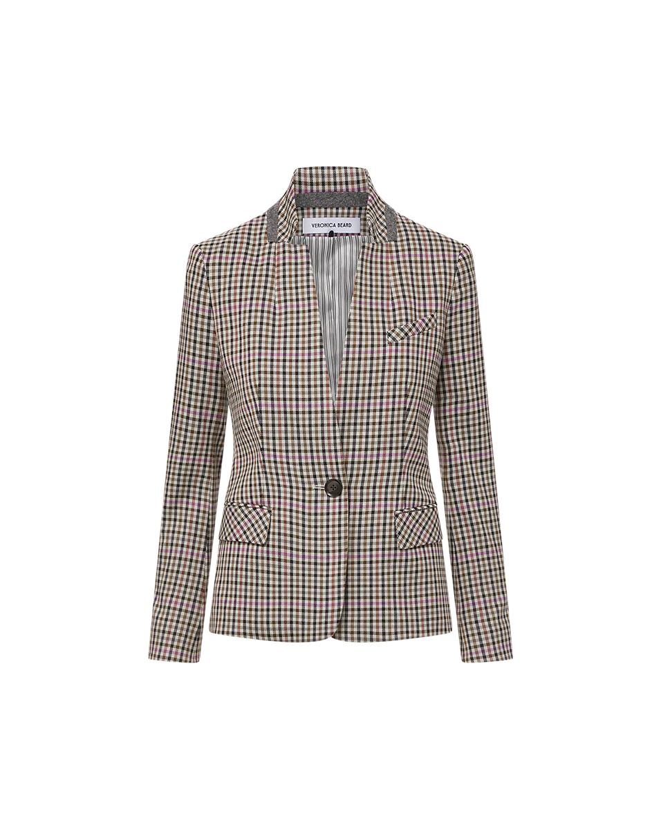 Veronica Beard Katie Plaid Dickey Jacket