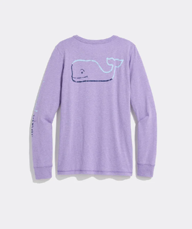 Vineyard Vines Burgee Whale Long-Sleeve Dunes Tee