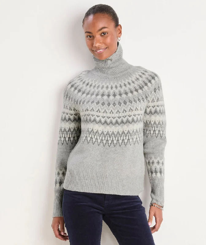 Vineyard Vines Nordic Fair Isle Turtleneck Sweater